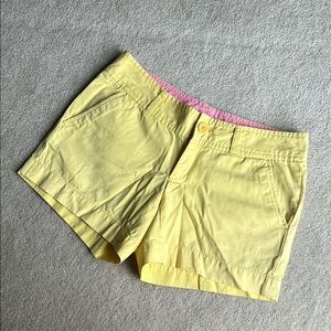 Yellow Lilly Pulitzer Shorts - size 0